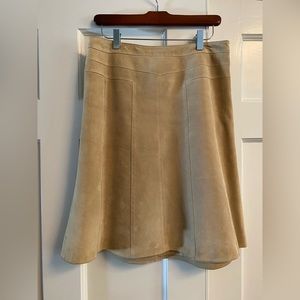 LOFT suede skirt - A line - size 6